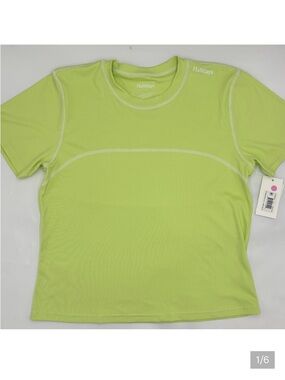 Halfdays Mollie Performance Short Sleeve T-Shirt in Pistachio